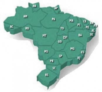 mapa brasil estados